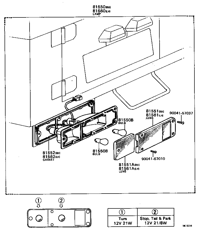  BLIZZARD |  REAR COMBINATION LAMP