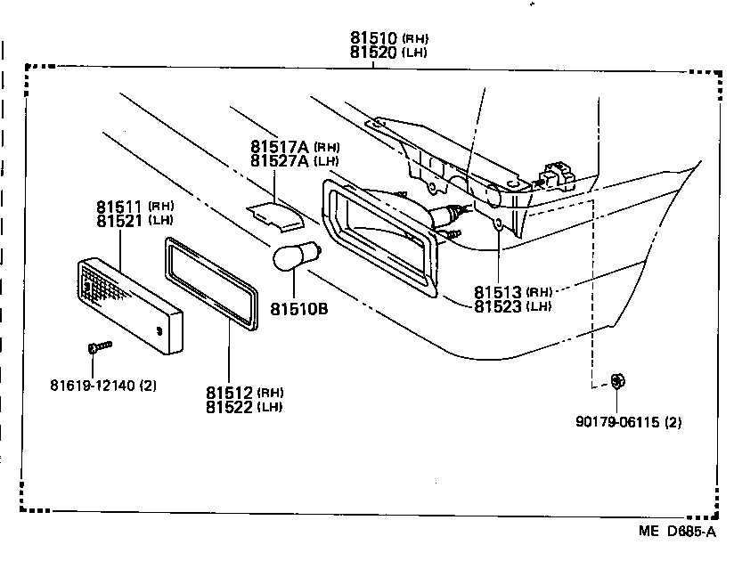  CROWN |  FRONT TURN SIGNAL LAMP