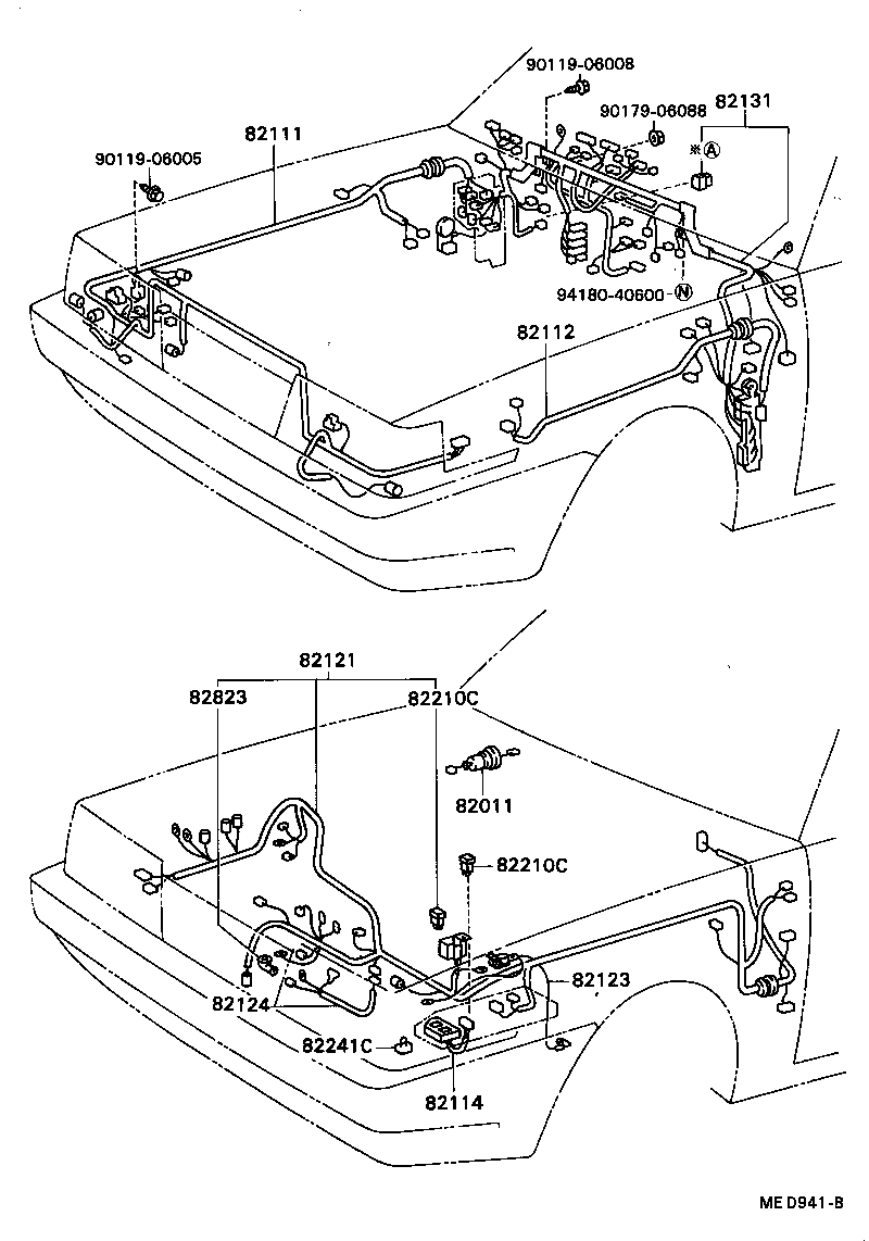  CORONA CARINA 2 |  WIRING CLAMP