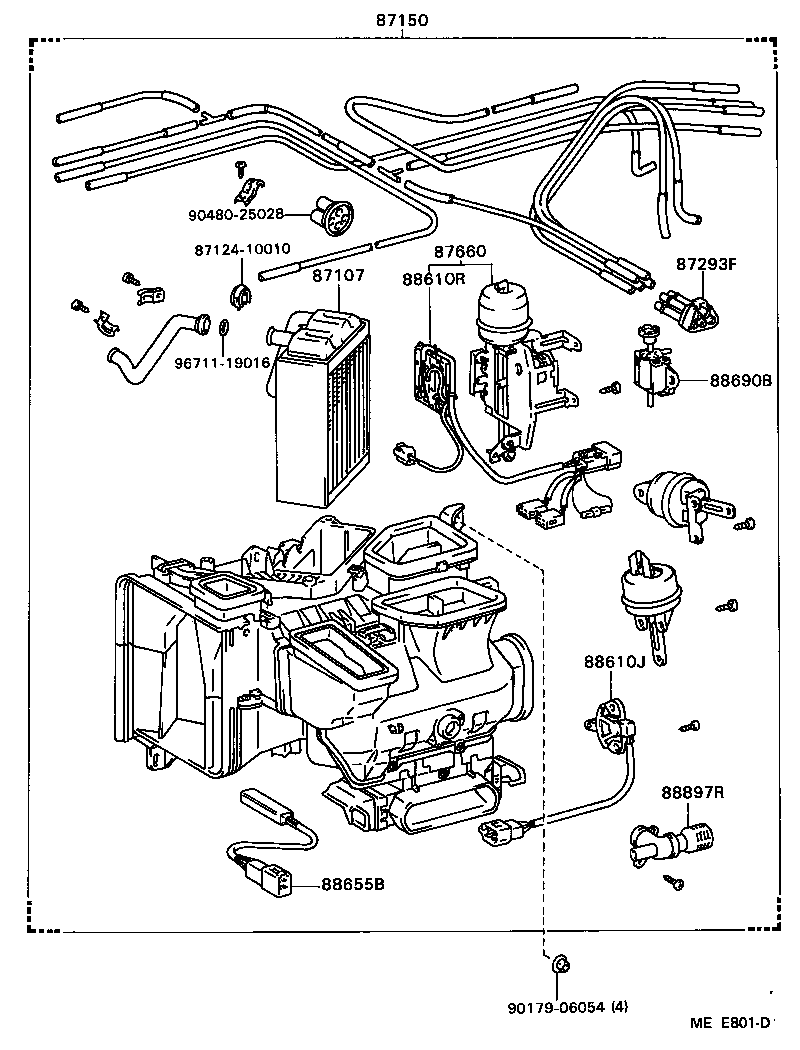  CRESSIDA |  HEATING AIR CONDITIONING HEATER UNIT BLOWER