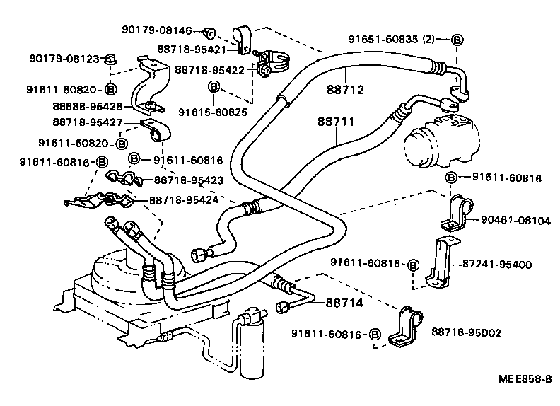  DYNA |  HEATING AIR CONDITIONING COOLER PIPING