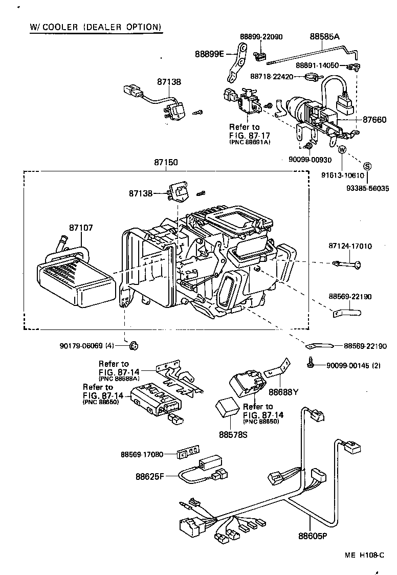  MR2 |  HEATING AIR CONDITIONING HEATER UNIT BLOWER