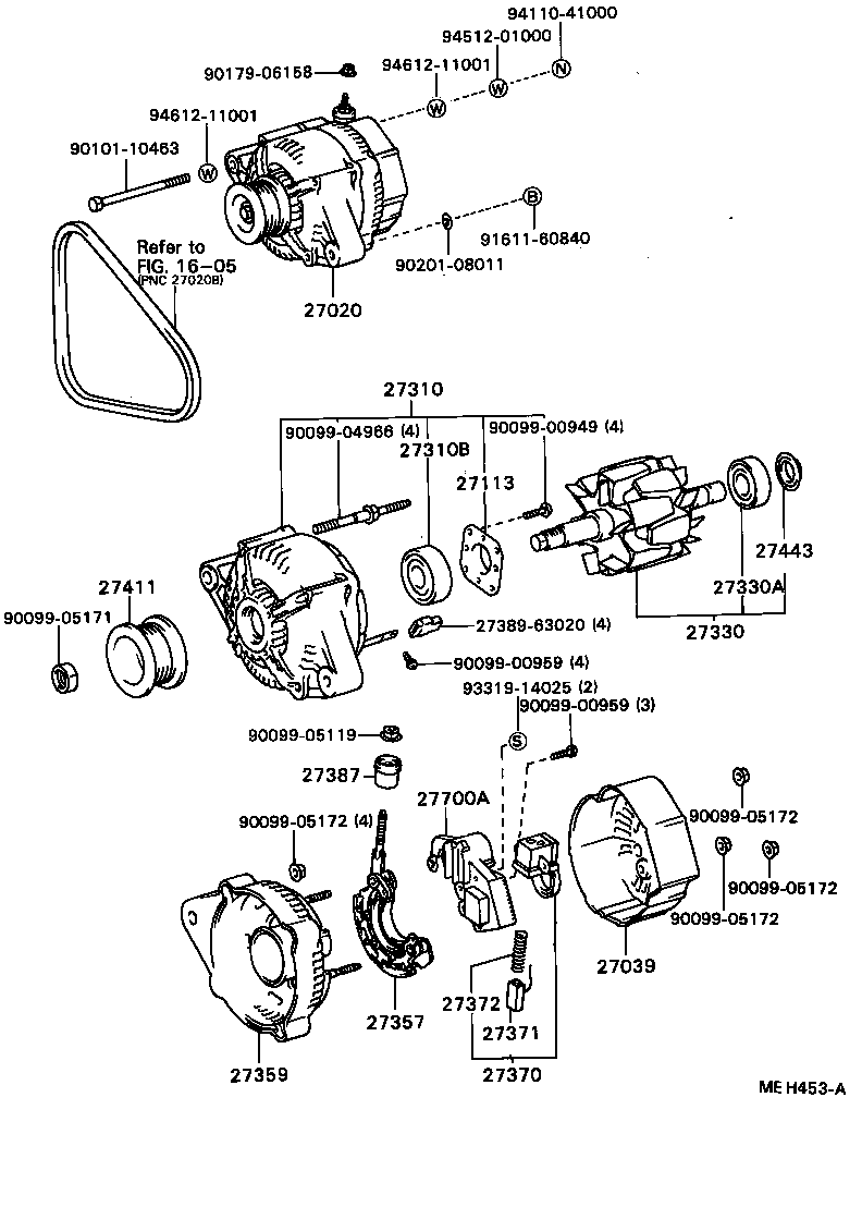  CAMRY |  ALTERNATOR