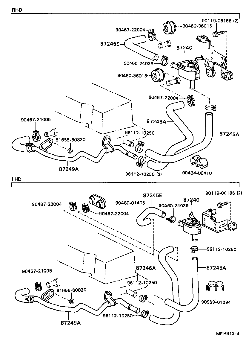  CAMRY |  HEATING AIR CONDITIONING WATER PIPING