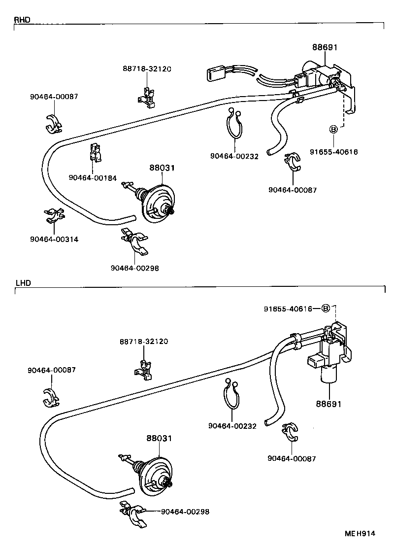  CAMRY |  HEATING AIR CONDITIONING VACUUM PIPING