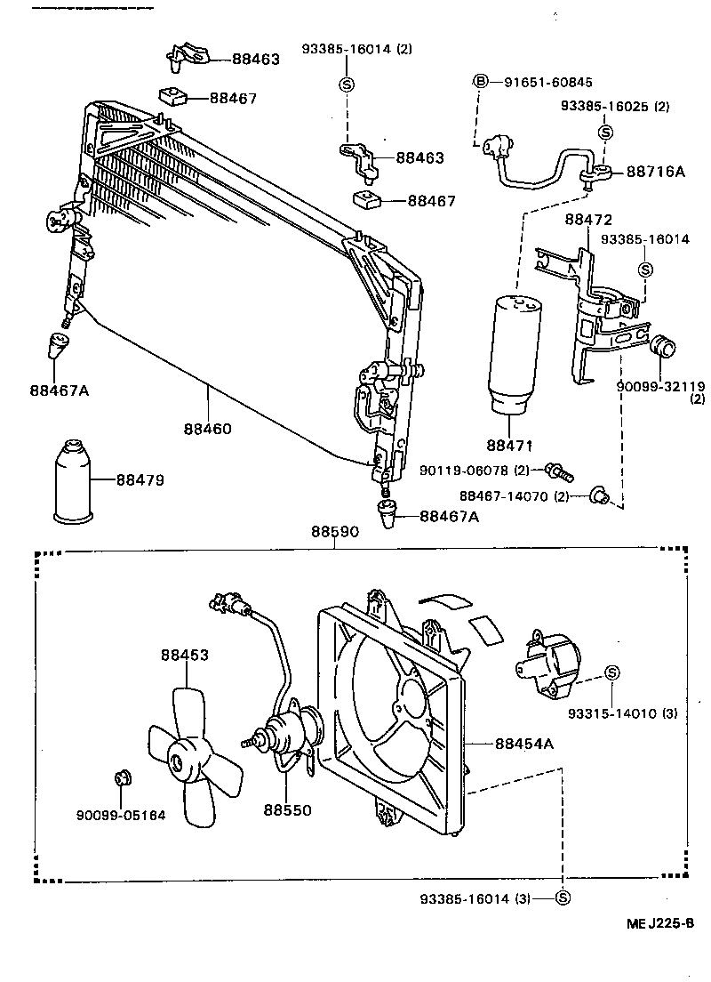  CAMRY |  HEATING AIR CONDITIONING COOLER PIPING