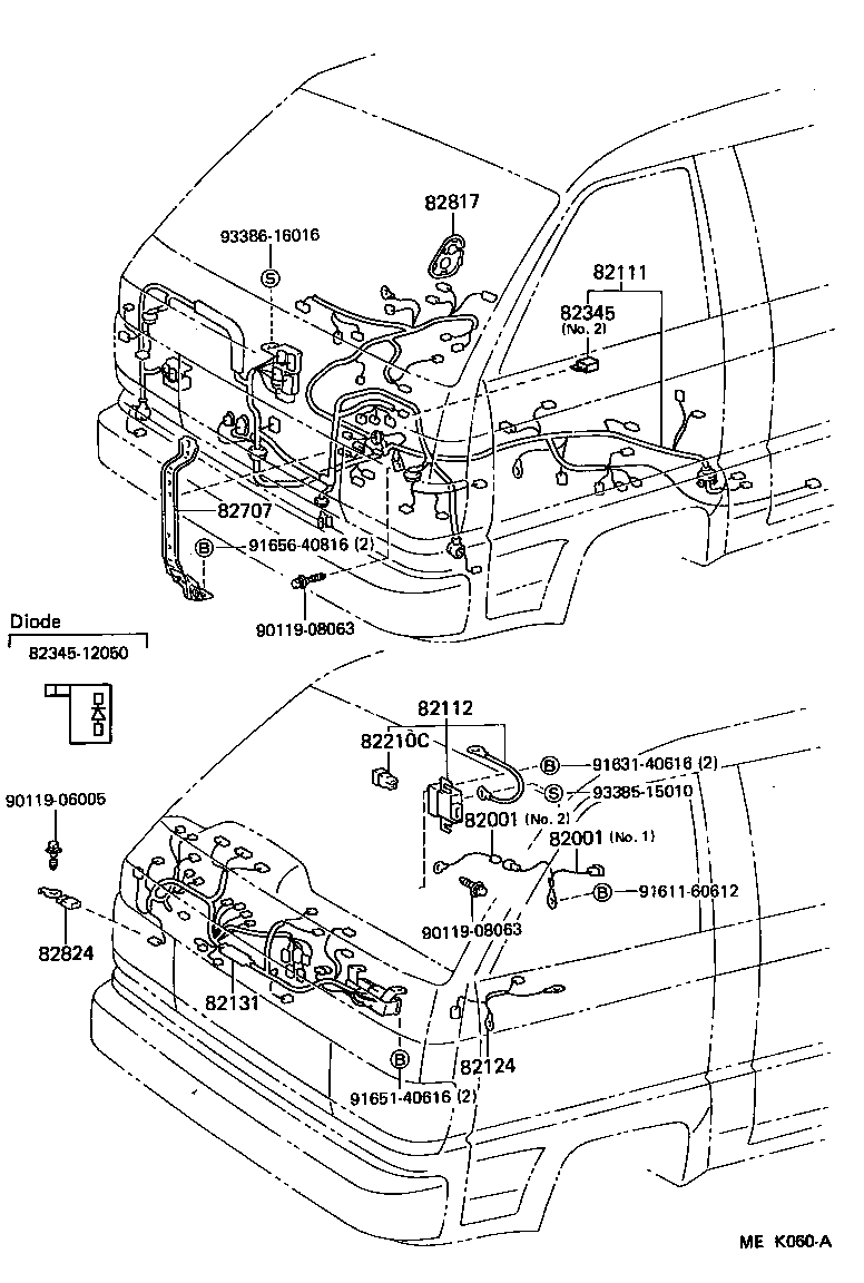  LITEACE VAN WAGON |  WIRING CLAMP