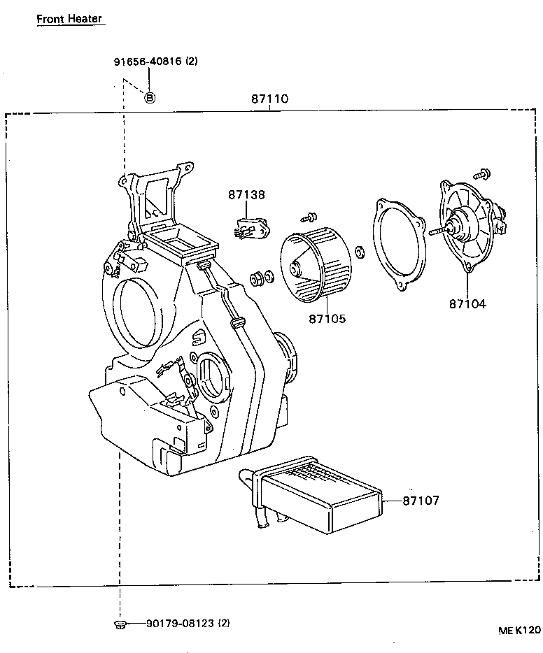  DYNA |  HEATING AIR CONDITIONING HEATER UNIT BLOWER