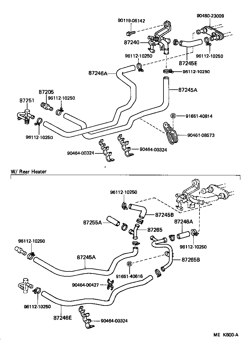  LAND CRUISER 70 |  HEATING AIR CONDITIONING WATER PIPING