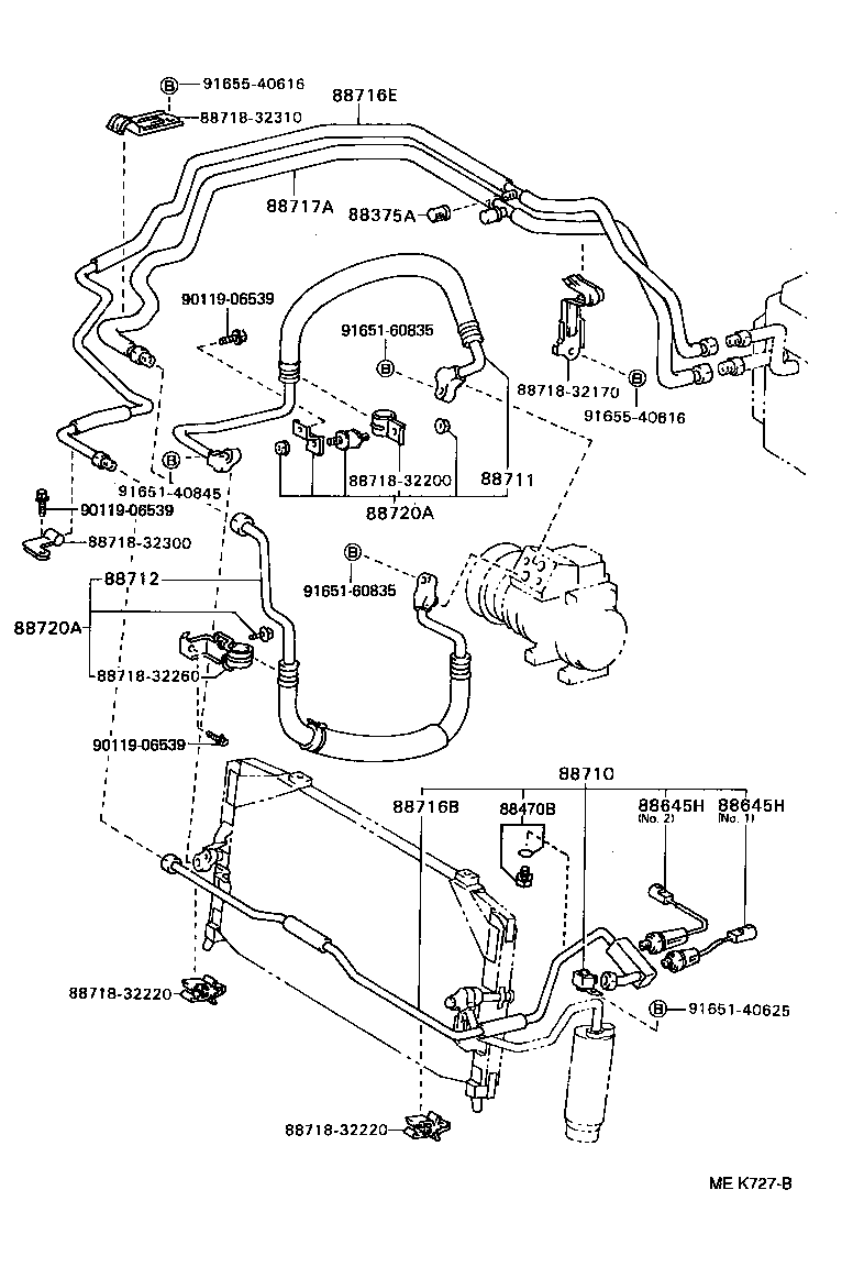  CAMRY |  HEATING AIR CONDITIONING COOLER PIPING