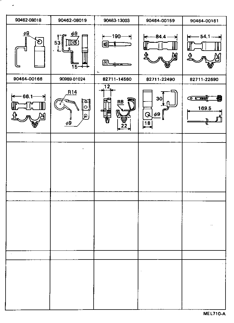  MODEL F |  WIRING CLAMP