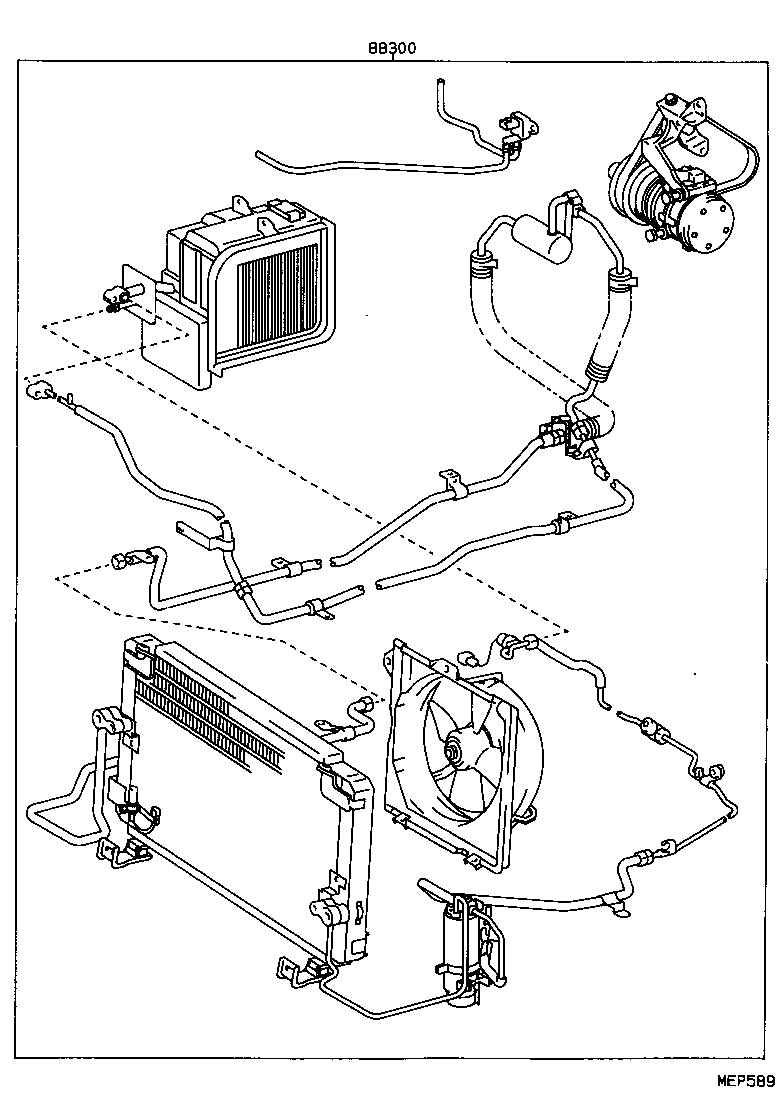  MR2 |  HEATING AIR CONDITIONING SET