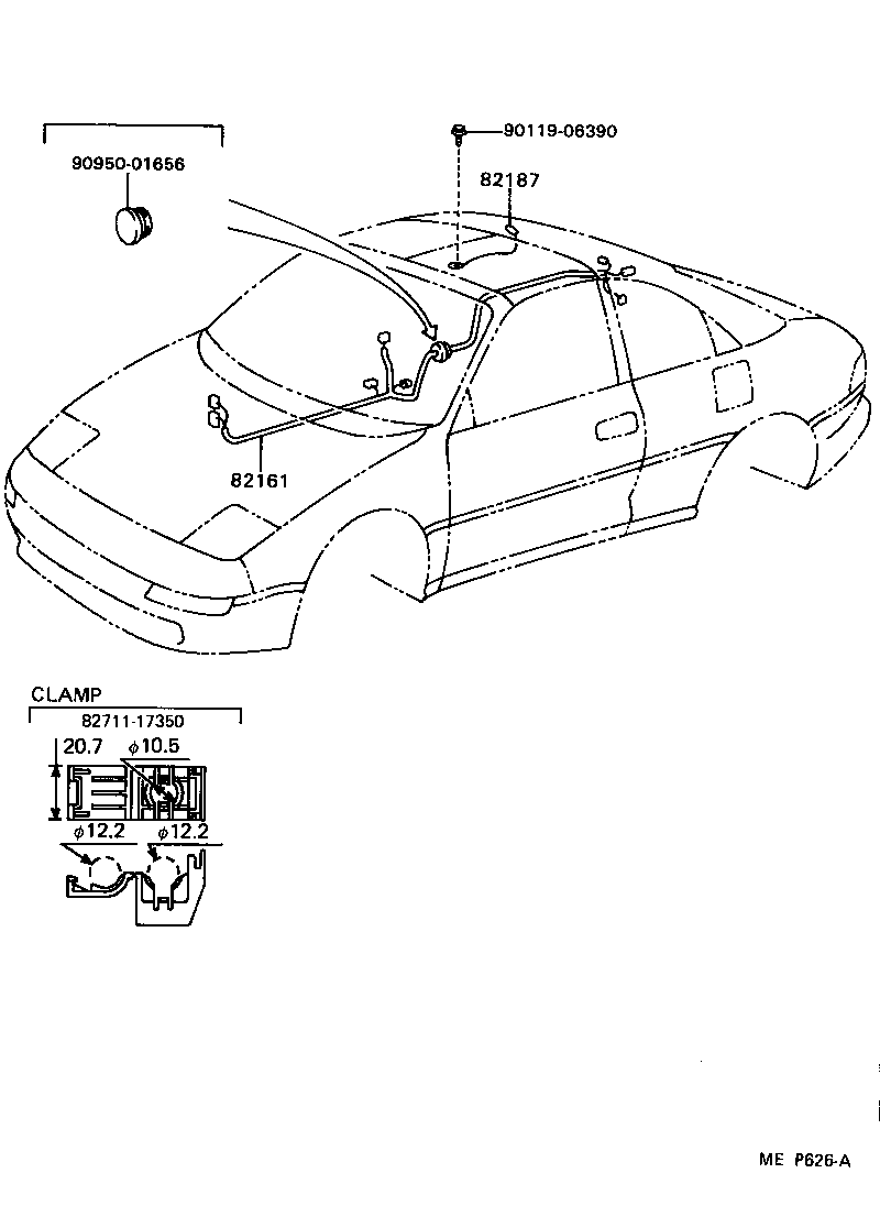  MR2 |  WIRING CLAMP