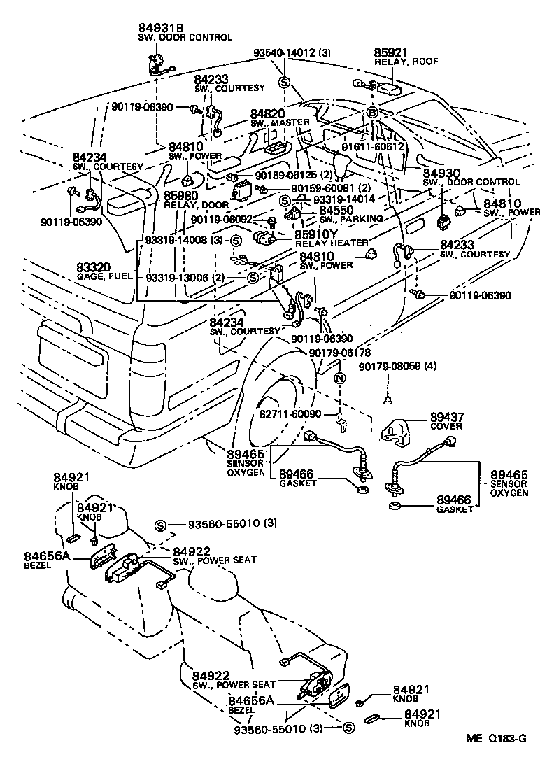  LAND CRUISER 80 |  SWITCH RELAY COMPUTER