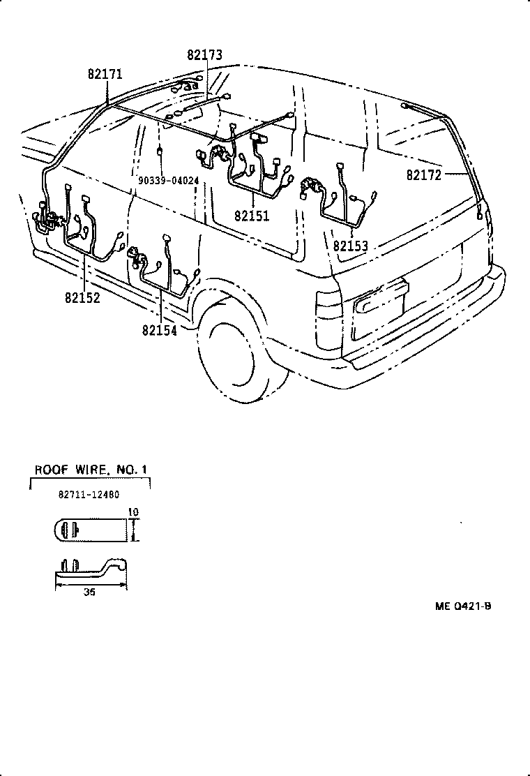  LAND CRUISER 80 |  WIRING CLAMP