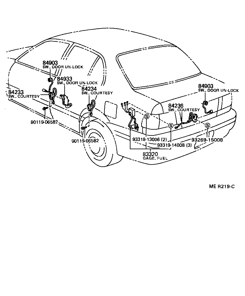  TERCEL |  SWITCH RELAY COMPUTER