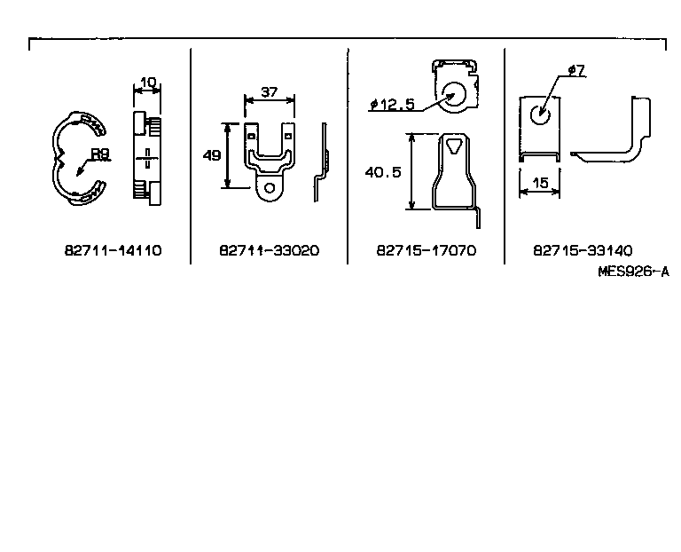  MR2 |  WIRING CLAMP