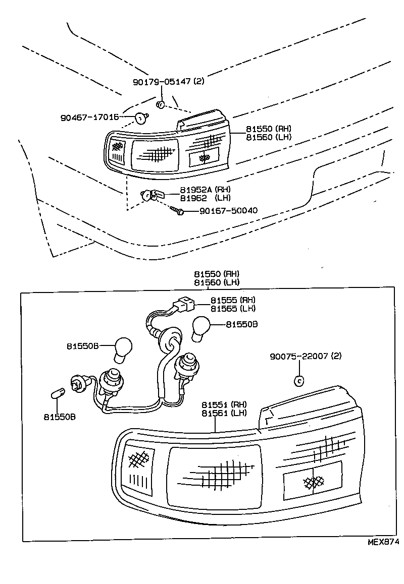  CAMRY JPP |  REAR COMBINATION LAMP