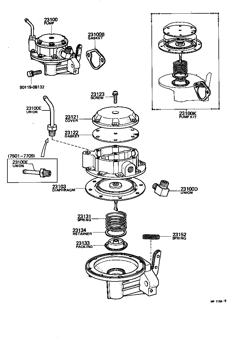  LAND CRUISER 40 50 |  FUEL PUMP PIPE