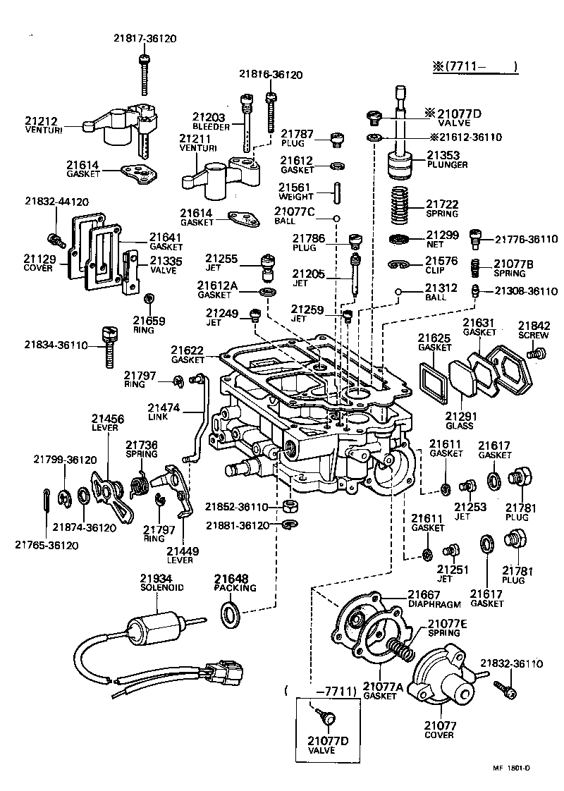  CRESSIDA |  CARBURETOR