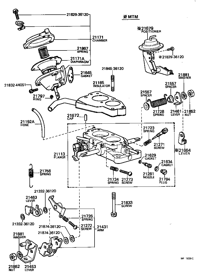  CRESSIDA |  CARBURETOR