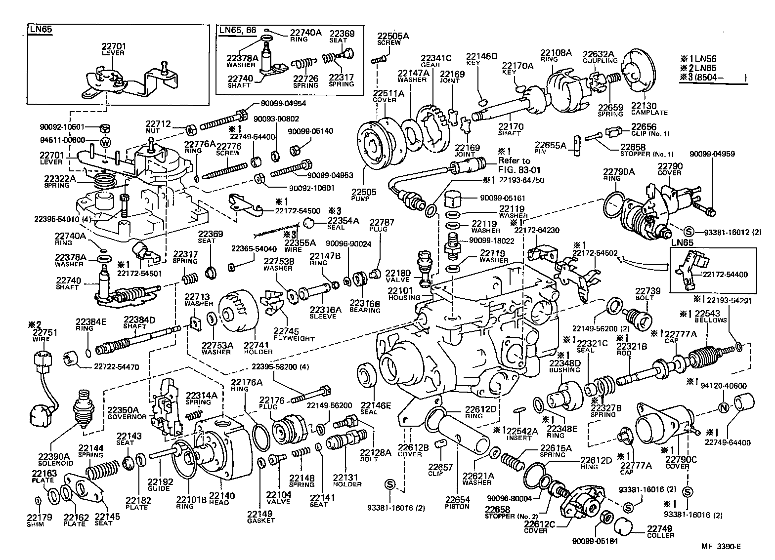  4 RUNNER TRUCK |  INJECTION PUMP BODY