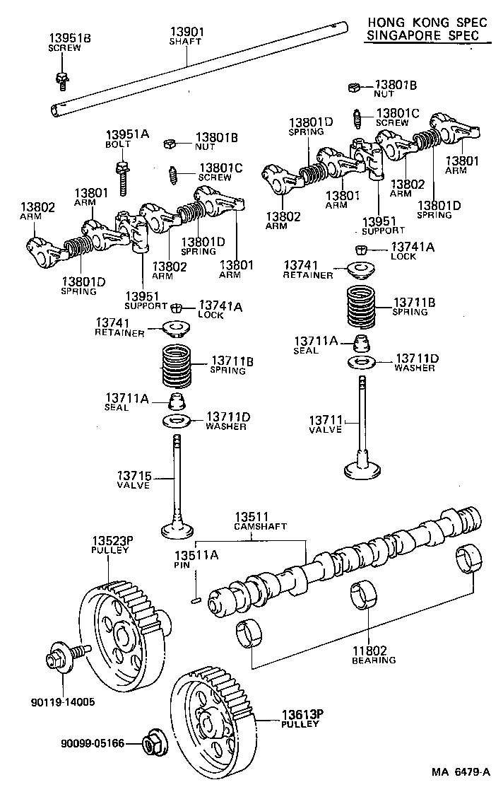  CROWN |  CAMSHAFT VALVE