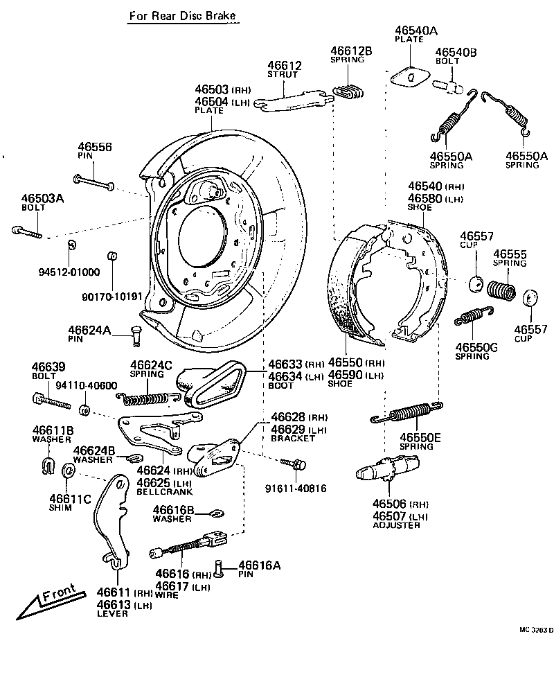  CROWN |  PARKING BRAKE CABLE