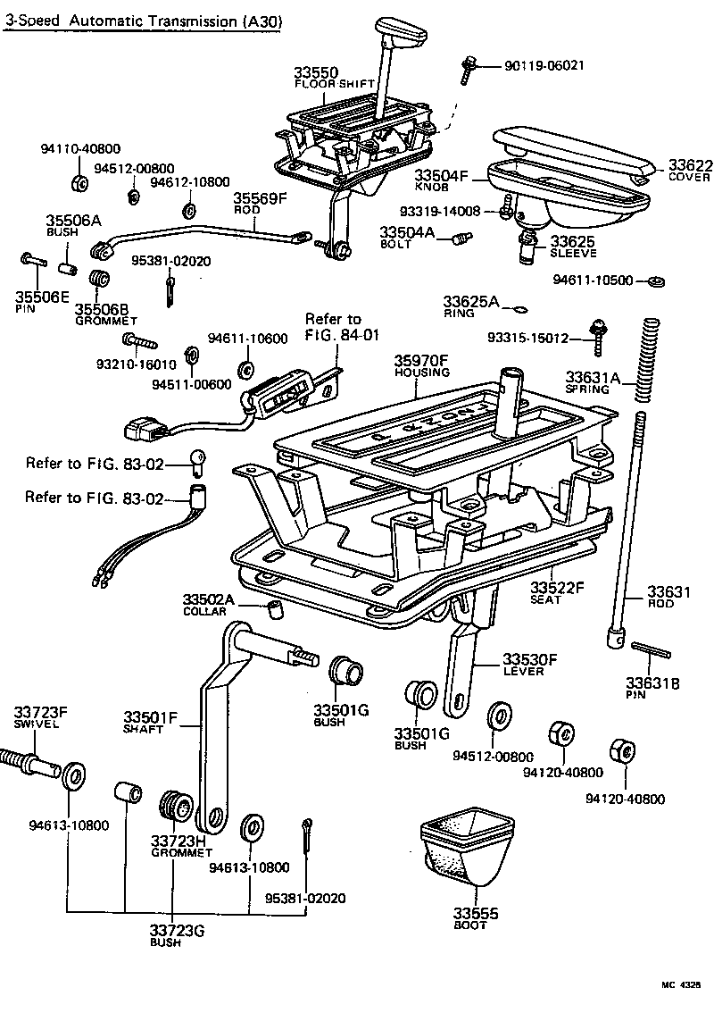  CARINA |  SHIFT LEVER RETAINER