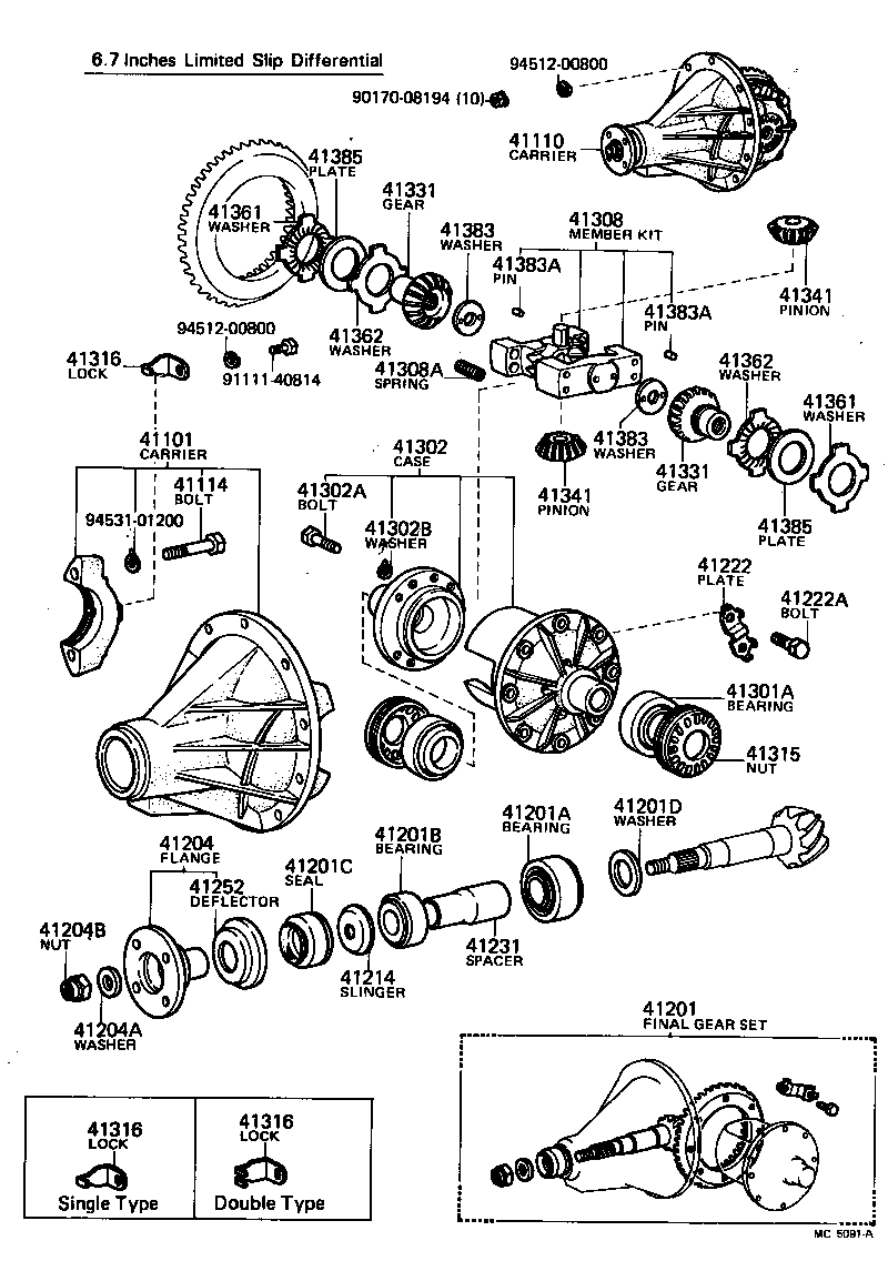  CELICA |  REAR AXLE HOUSING DIFFERENTIAL