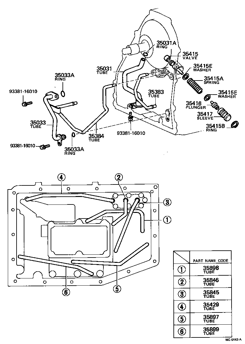  TERCEL |  VALVE BODY OIL STRAINER ATM