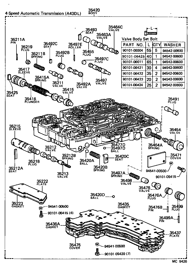  CROWN |  VALVE BODY OIL STRAINER ATM