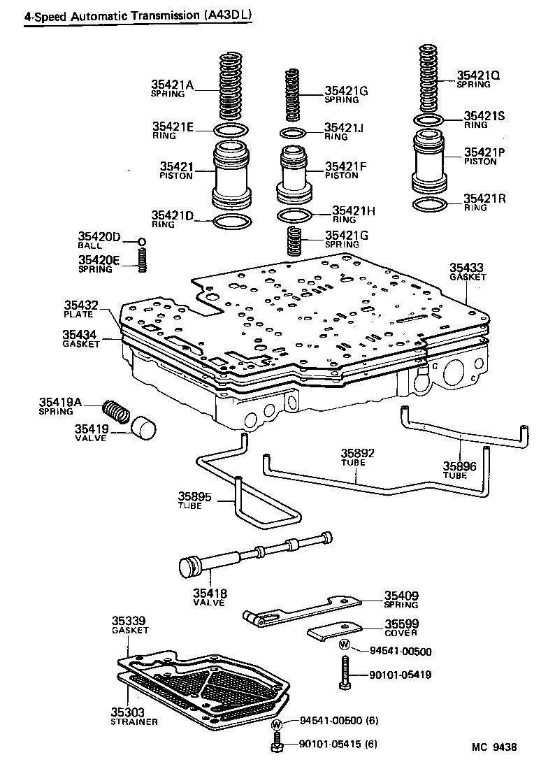  CROWN |  VALVE BODY OIL STRAINER ATM