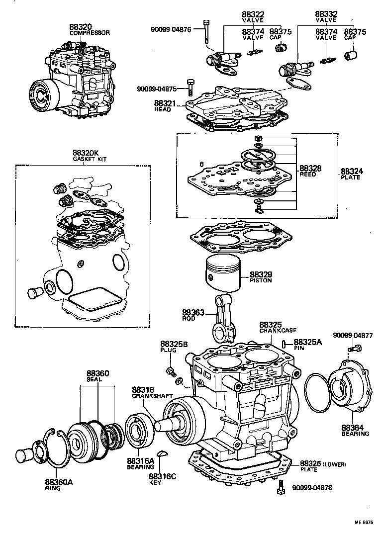  CROWN |  HEATING AIR CONDITIONING COMPRESSOR