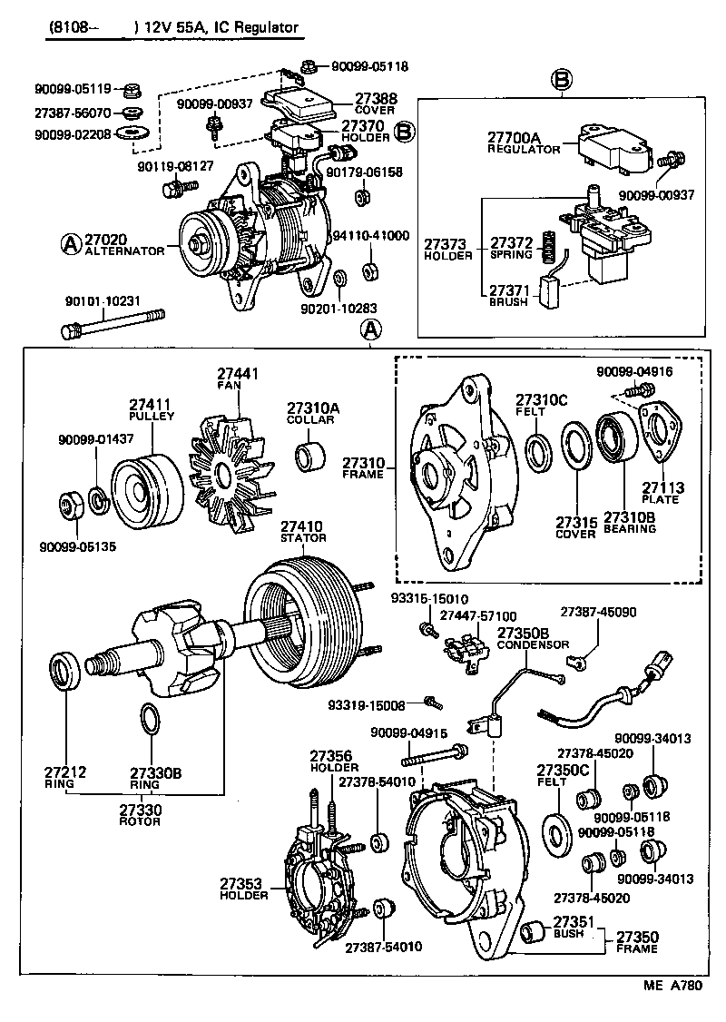  CROWN |  ALTERNATOR