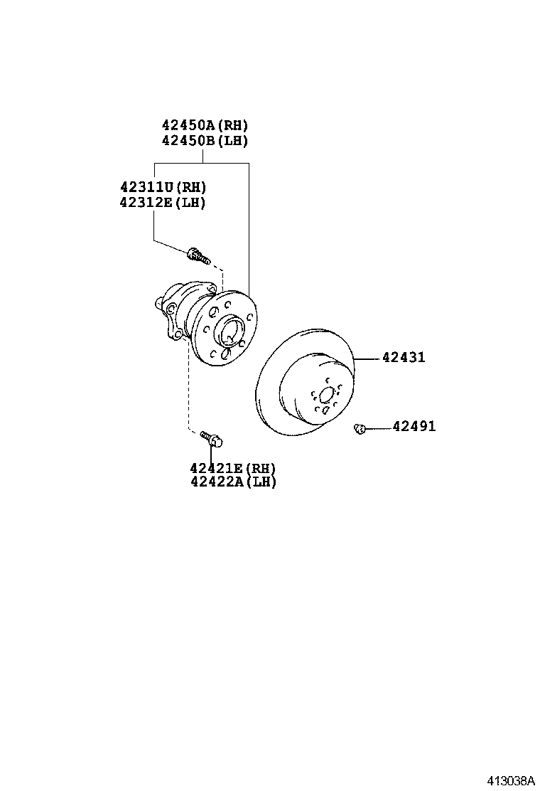  VENZA |  REAR AXLE SHAFT HUB