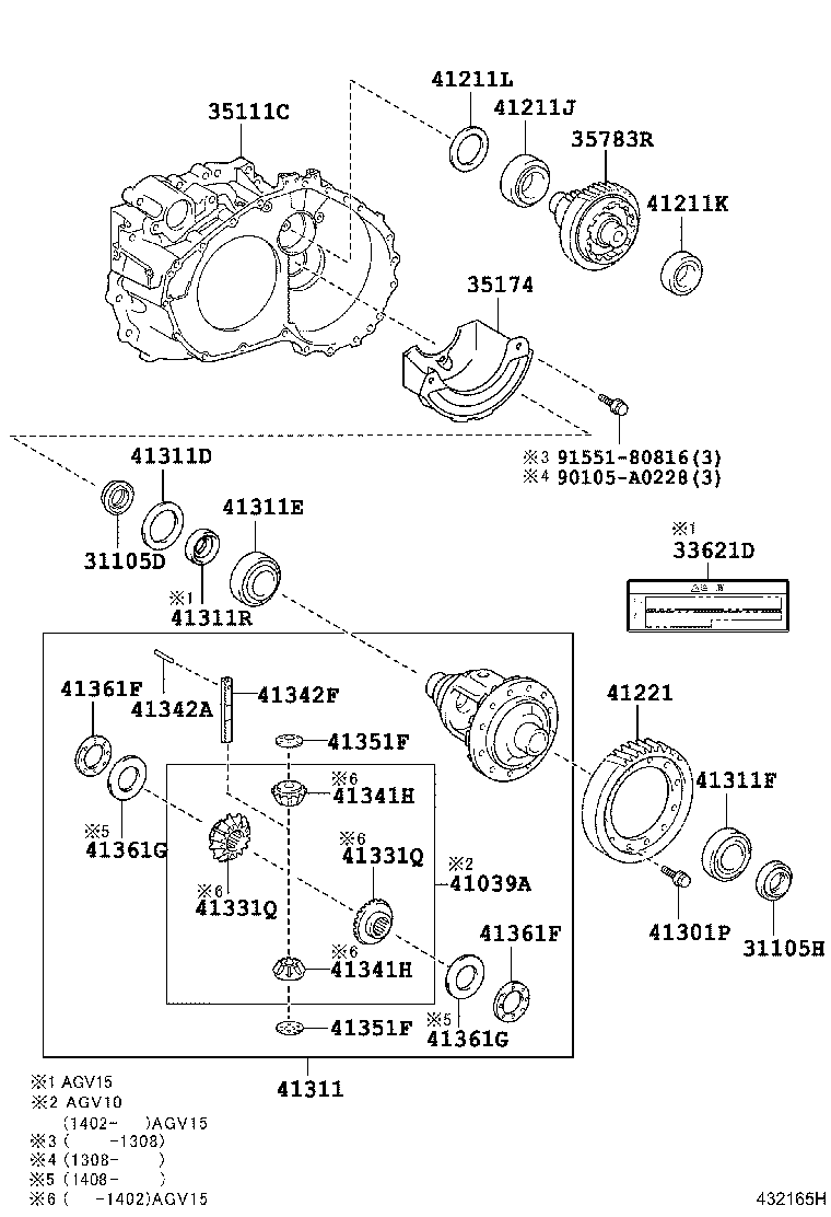  VENZA |  FRONT AXLE HOUSING DIFFERENTIAL