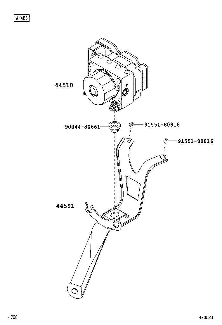  AGYA WIGO |  BRAKE TUBE CLAMP