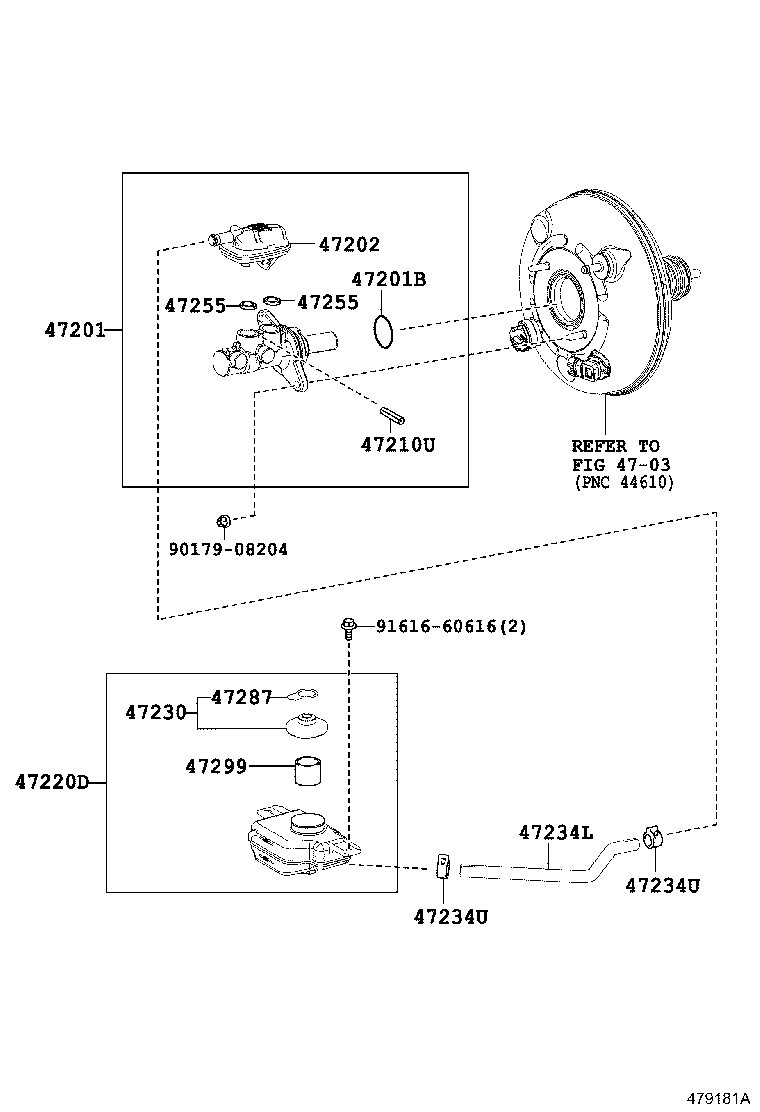  NOAH |  BRAKE MASTER CYLINDER