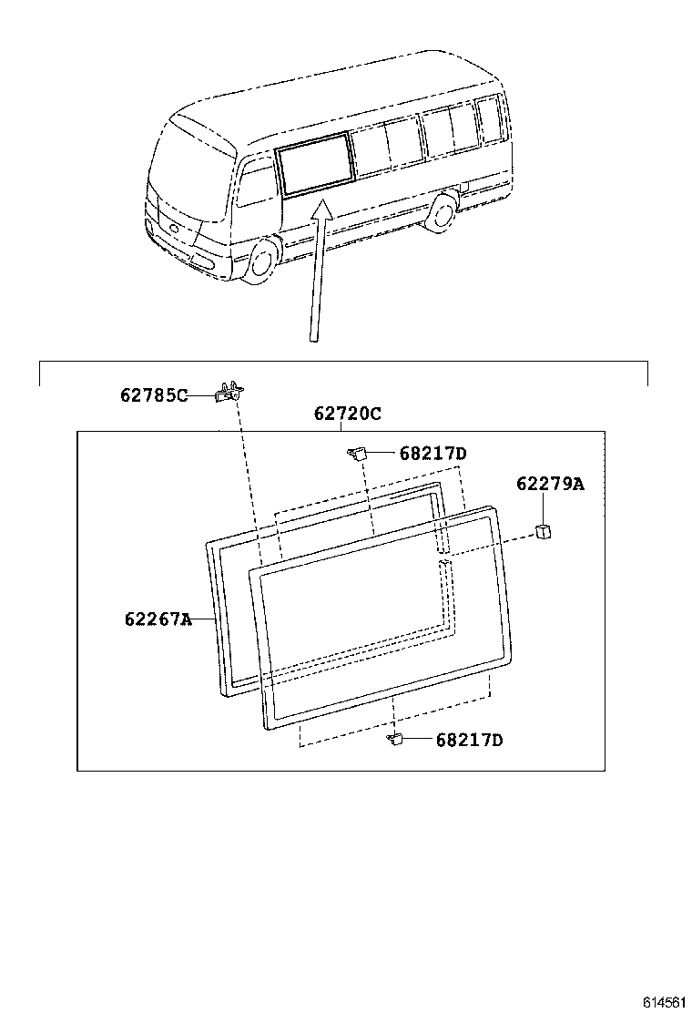  COASTER CHINA |  SIDE WINDOW