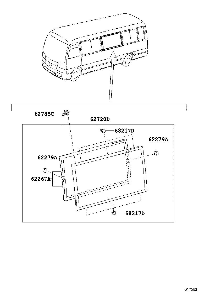  COASTER CHINA |  SIDE WINDOW