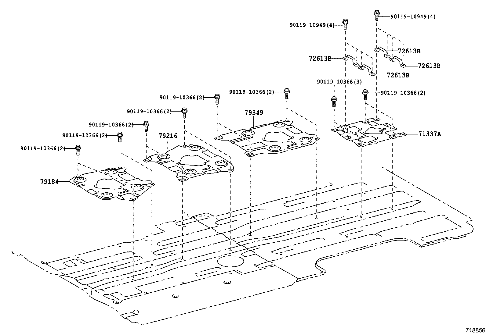  HIACE |  SEAT SEAT TRACK