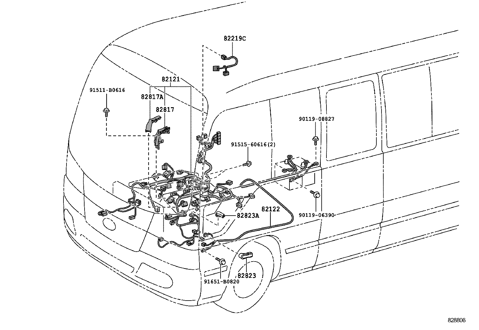  COASTER CHINA |  WIRING CLAMP