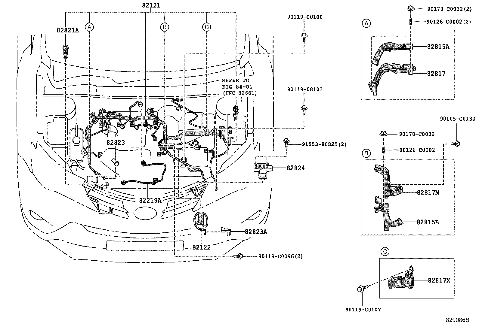  RAV4 CHINA |  WIRING CLAMP