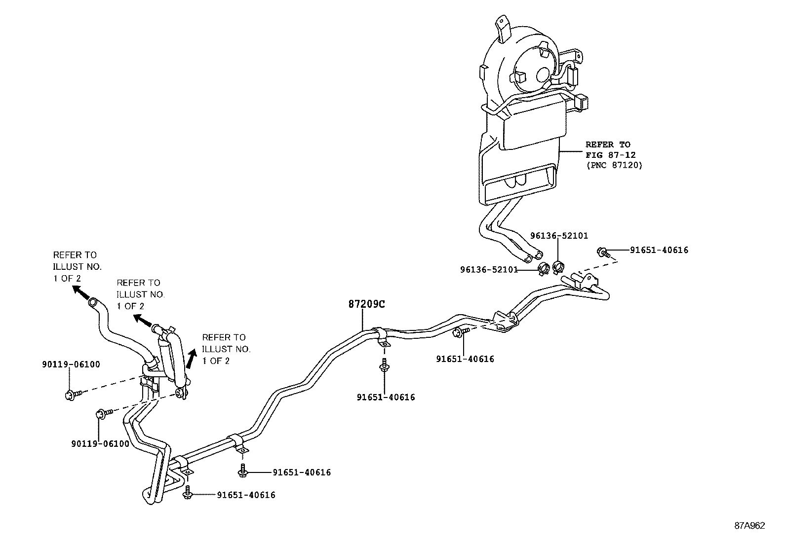  LAND CRUISER 70 |  HEATING AIR CONDITIONING WATER PIPING