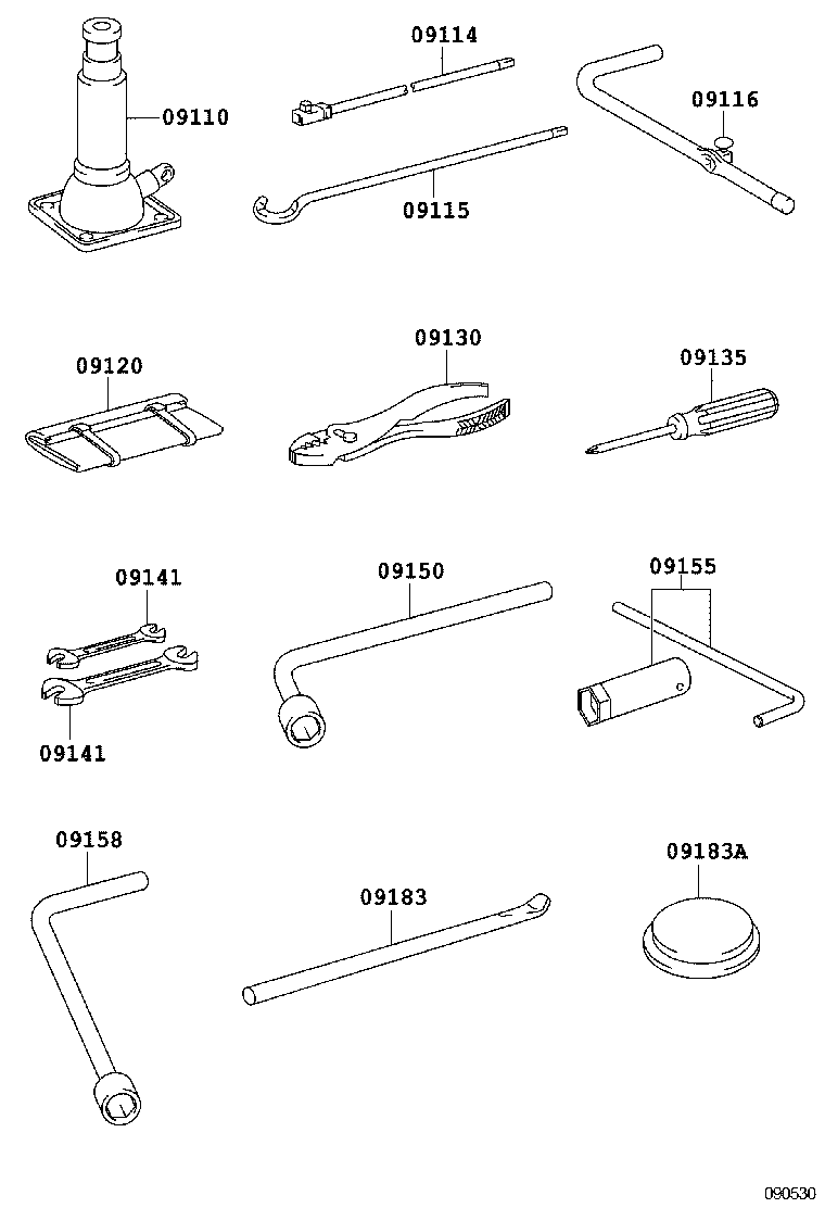  LAND CRUISER 70 |  STANDARD TOOL