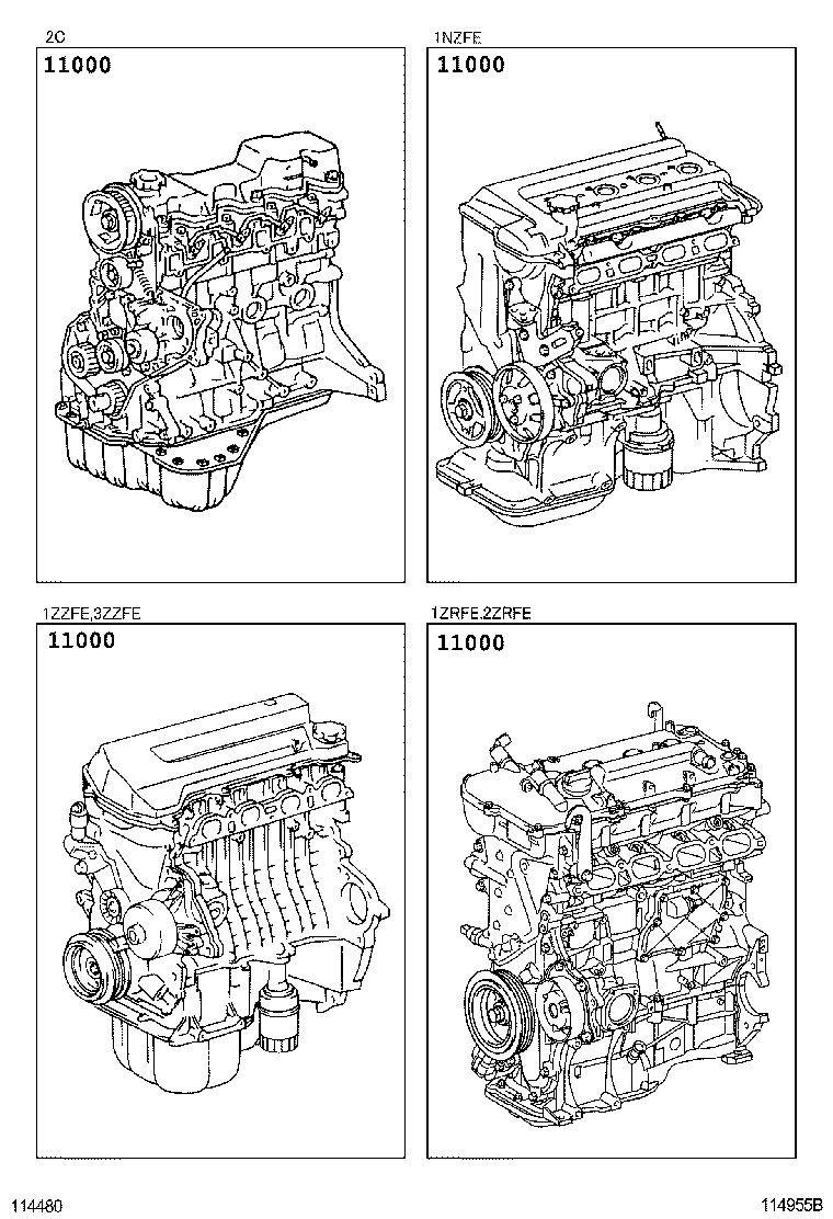  COROLLA |  PARTIAL ENGINE ASSEMBLY