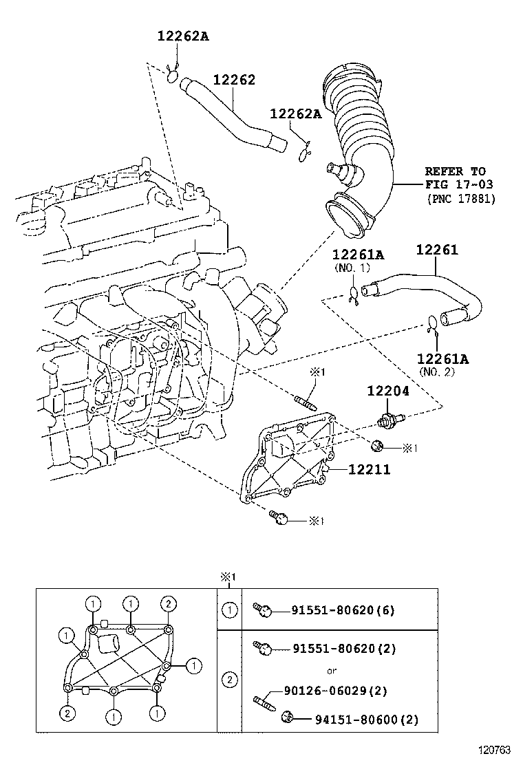  COROLLA |  VENTILATION HOSE