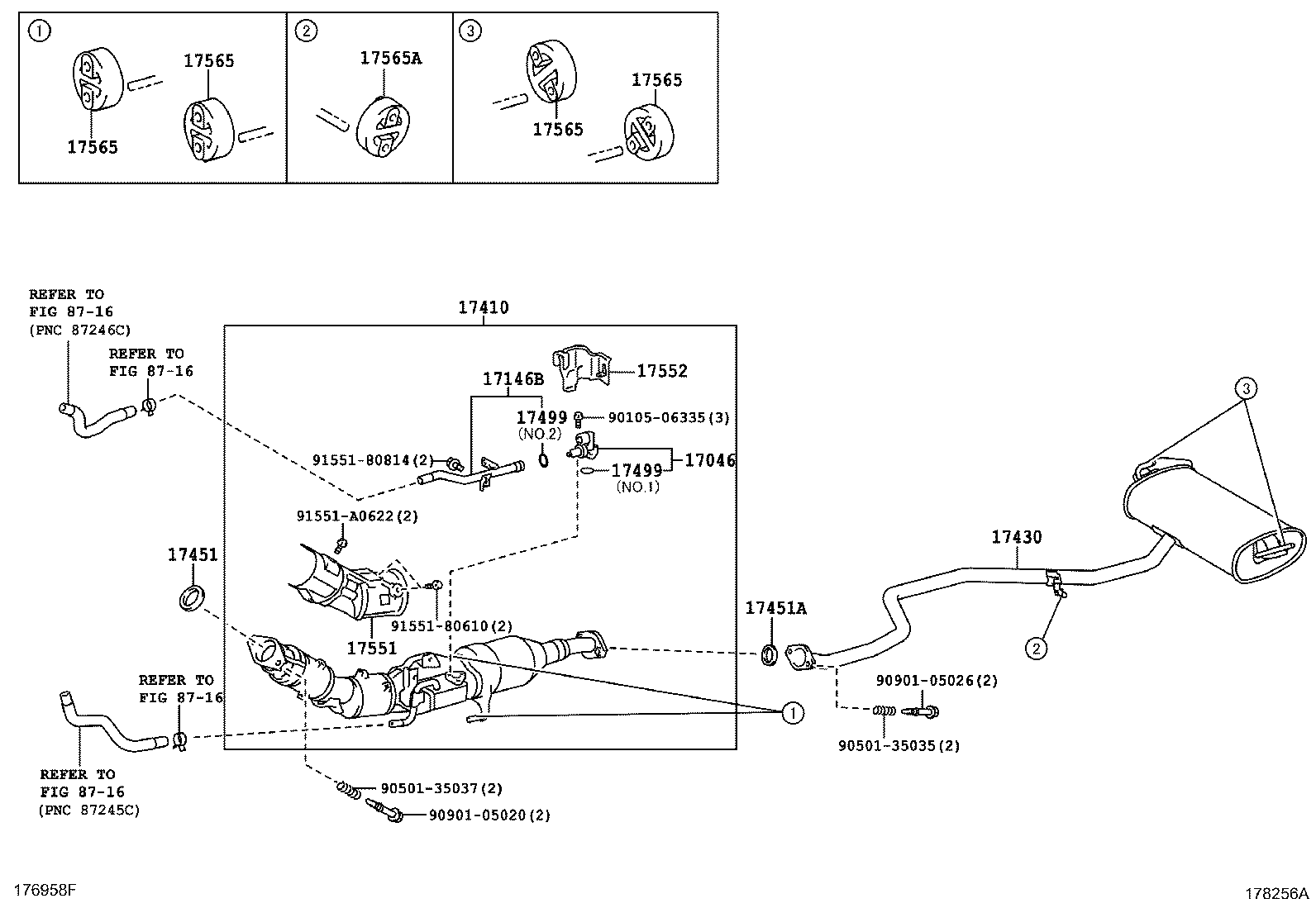  CT200H |  EXHAUST PIPE