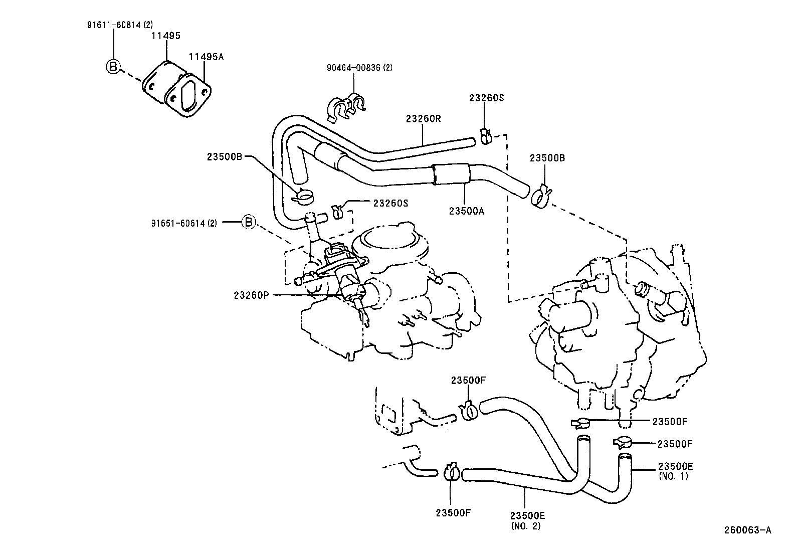  CROWN COMFORT |  LPG CARBURETOR FUEL PIPE